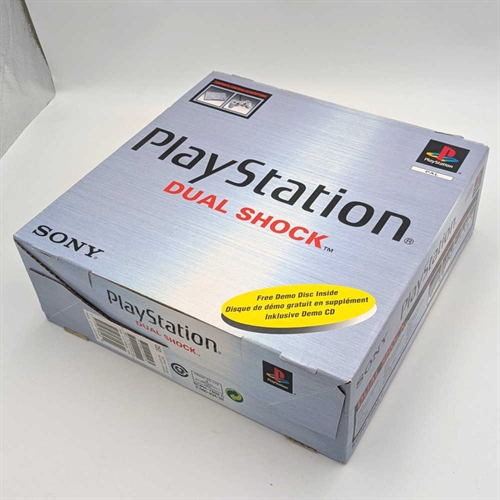 Playstation 1 - Controller Med Analog Sticks - Konsol - Original Æske - SNR C2740999 (B Grade) (Genbrug)